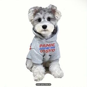 NWOT Funny Cat or Dog Costco Sweatshirt Sz M